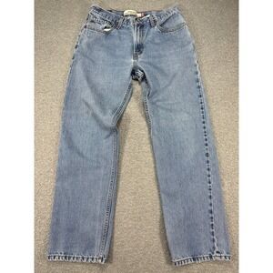 Y2K Levis 505 Jeans Men's 31x30 Blue Light Wash Straight Leg Fit High Rise